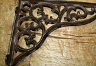 10 Cast Iron Antique Style Heavy Duty Vine Brackets Garden Braces Shelf Bracket