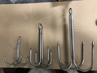 8 Inch Dia 4 Prong Welded 3 8    Stainless Pier Or Bridge Gaff With Eye For Rope