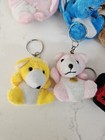 Assorted Stuffed Animal Plush Keychain Lot Of 80 Vending Machine Prizes