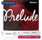 Prelude Violin String Set  4 4 Scale  Medium Tension