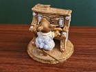 Wee Forest Folk Mouse Pianist  m-030  Annette Petersen - Blue Dress 1978 - Mint 