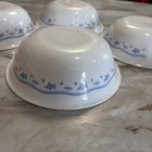 Corelle Morning Blue Lot Of 4 Cereal Bowls 6 1 4 