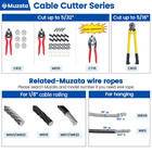 Cable Cutters Wire Cutters Heavy Duty Stainless Steel Wire Rope Seal