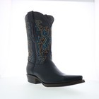 Dingo Gold Rush Di-152 Mens Black Leather Pull On Cowboy Western Boots