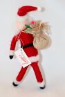 Primitives By Kathy Felt Jolly Santa Ornament Critter Holiday Christmas