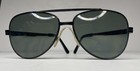 Vtg Bouton Z87 Rare Black Shaded Safety Glasses Nos Aviator