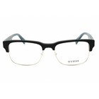 Guess Men s Eyeglasses Matte Black Metal Full Rim Rectangular Frame Gu1894-n 002