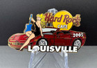Hard Rock Cafe Pin Louisville Kentucky Sexy Girl Woman Red Corvette Car Auto