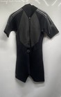 Gotcha Mens Black Watersports Back-zip One-piece Wetsuit Size Medium