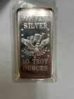 Pioneer Round-up Club Vintage 10 Oz Silver Bar Hotel   Gambling Laughlin  Nevada