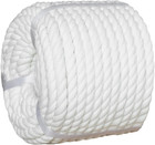 White Cotton Rope 3 8 Inch X 100 Feet Natural Thick Rope Twisted Rope For Wall H