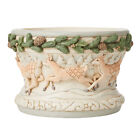 Enesco Jim Shore Heartwood Creek White Woodland Deer Centerpiece Bowl 6 Inch