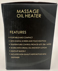Massage Oil Warmer Electric Lotion Heater 2 Oil Bottle Dispenser Temperature