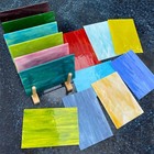 Litmind 16 Sheets Stained Glass Variety Pack  4 X 6 Inch Mosaic Tiles For Cra   