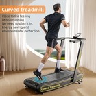 Curved Treadmill Qzd-103non-electric 300 Lbs Capacity Foldable New Folding