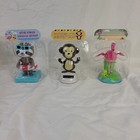 Solar Powered Dancing Bobblehead Lot Of 3 Flamingo Monkey Sloth