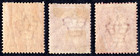 Uk 1864 Penny Reds S g   43 Plates 74  86  87 Sc   33 Original Gum Hinged F-vf