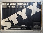 Styx Concert Poster - Vorst Nationaal   Forest National - Nov 3-1981 Belgium