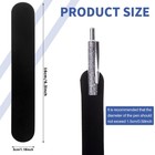 50 Pcs Velvet Pen Pouch Sleeve Holder Single Pen Bag Case Pencil Bag black By   