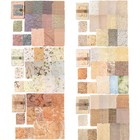 168pcs Scrapbook Paper - 6 Pack Embossed Textured printing Craft Paper Assort   