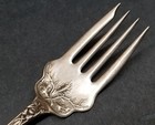 Charter Oak 1847 Rogers Bros 8 5  Meat Serving Fork Antique Silverplate Top Cond