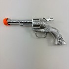 Vintage Hubley Smoky Cap Gun Toy Metal Western Cowboy Toy Pistol Die Cast Toy