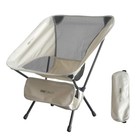 Oneforest Camping Chair  Foldable Portable Backpacking Chair For Beach Beige