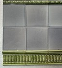 Germany - M O   P F - Antique Art Nouveau Majolica 24 Tile Set  C1900