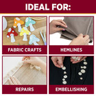 Aleene s Fabric Fusion Adhesive  Premium Clear Permanent Fabric Glue  4 Fl Oz