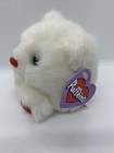 Puffkins Plush Hugs White Bear Plush  6679 Swibco Birthdate 2-13-98 Nwt 