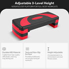 Balancefrom Fitness Adjustable Workout Aerobic Step Platform Trainer W raisers