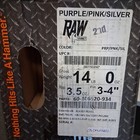 Hammer Raw Pearl Purple pink silver Bowling Ball 14 Lb   New In Box   220