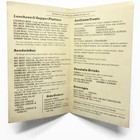 Vintage 1970s Friendly s Food   Ice Cream Restaurant Ad Flyer With Menu