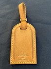 Authentic Louis Vuitton Luggage Tag Vachetta Leather Bag Vintage