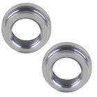 2  Weld On Flange Fitting Bung Adapter 3 8 Npt Female Aluminum Alloy Accessories