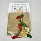 Sunflower Seed Hardanger Pumpkin Pattern Sewing Stitch Kit Floss Beads Usa Htf