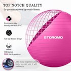 Exercise Yoga Fitness Heavy Duty Ball For Balance Home Gym Pink black
