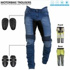 Mens Motorcycle Pants Motorbike Stretch Panel Aramid Protection Lining Trousers