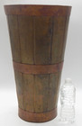 Vtg Italian Brass W copper Bands Umbrella Cane Walking Stick Stand Made Italy
