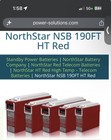 Northstar Nsb 190ft Ht Red 12v 190ah Pure Lead High Temp Battery  Red