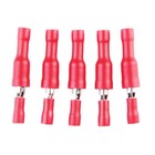 200 Pk 22-18 Gauge Vinyl Insulated Bullet Connectors 100 Pcs Each Male   Female