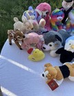 Peeps Calplush Bum Bumz Animoodles Among Us Mixed Lot Plush Small Medium