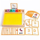Montessori Sand Writing   Spelling Tray  Early Literacy Learning   Education Han