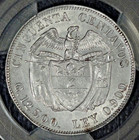 Columbia  50 Centavos  1912   Pcgs Au55  Restrepo 414 1