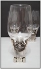 New Rare Pottery Barn Christmas Gnome Wine Glass 14 5 Oz Nib