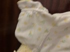 Vintage Baby Girl White Knit Dress Yellow Lace Yellow   Mint Print  Carters