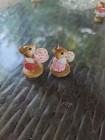  2  Wee Forest Folk M 83 M 98 Happy Birthday Cake 1982 1983 Cupcake W  Peterson