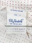 Girls 4 Polly Flinders Hand Smocked Dress Red Polka Dot Vintage