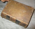 Antique 1858 Dispensatory Of United States Huge Leather Medical Book Chemistry