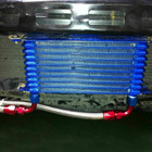 10 Row An10 Engine Fit For Aluminum Oil Cooler   Filter Relocation Kit Black